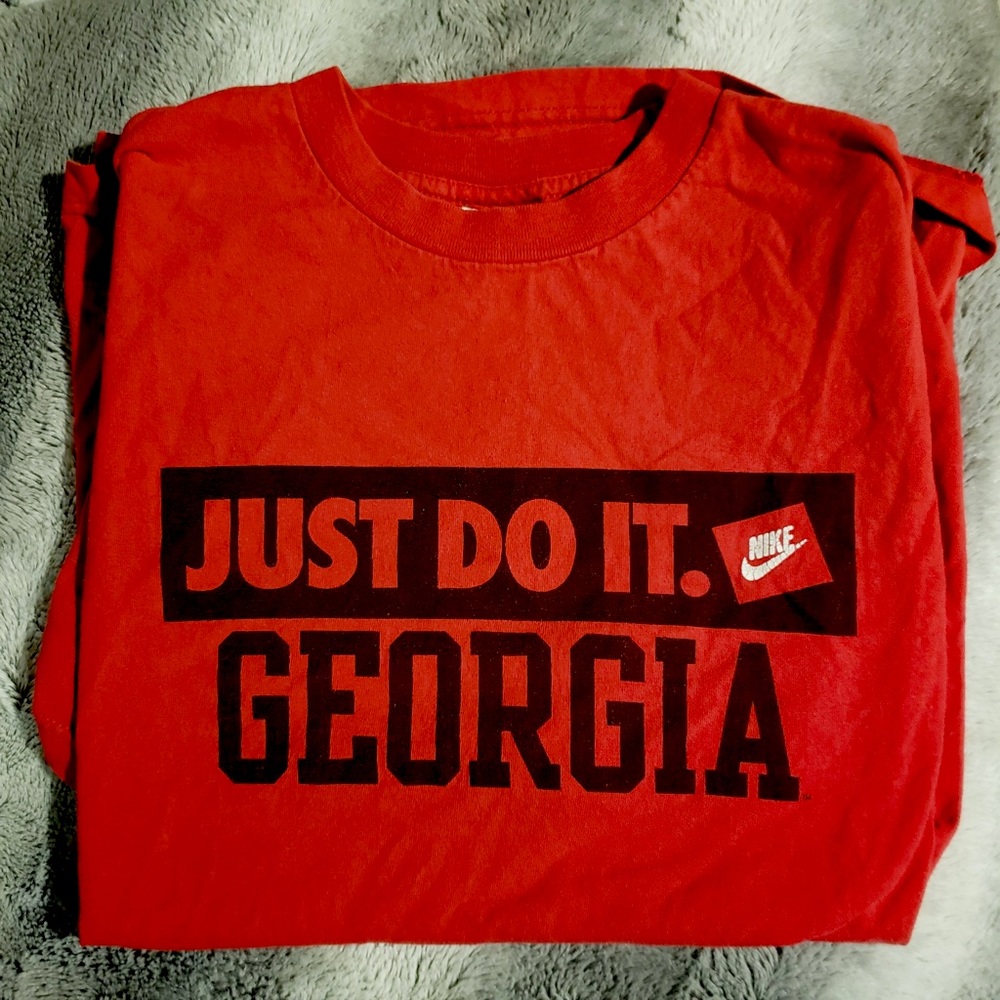 Georgia Bulldogs Just Do It Nike Tee Shirt